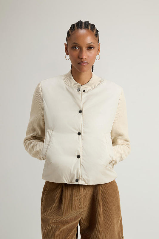 Woolrich Chaqueta Compact light Milky cream