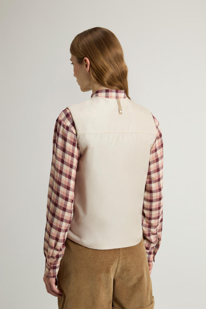 Woolrich Chaleco de nylon con cuello redondo