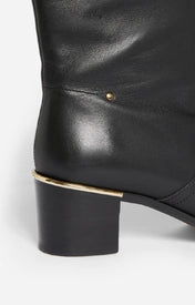 Vanessa Bruno Botas Altas de Piel Negra