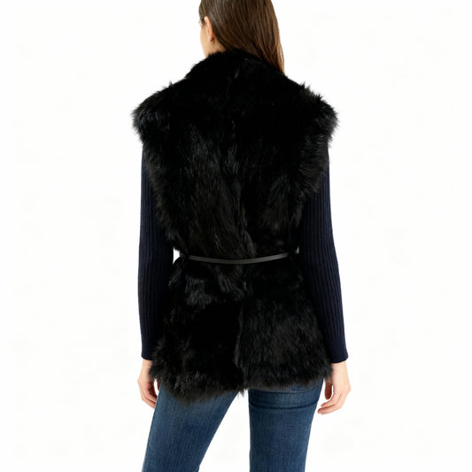 Manzoni Chaleco pelo lungo