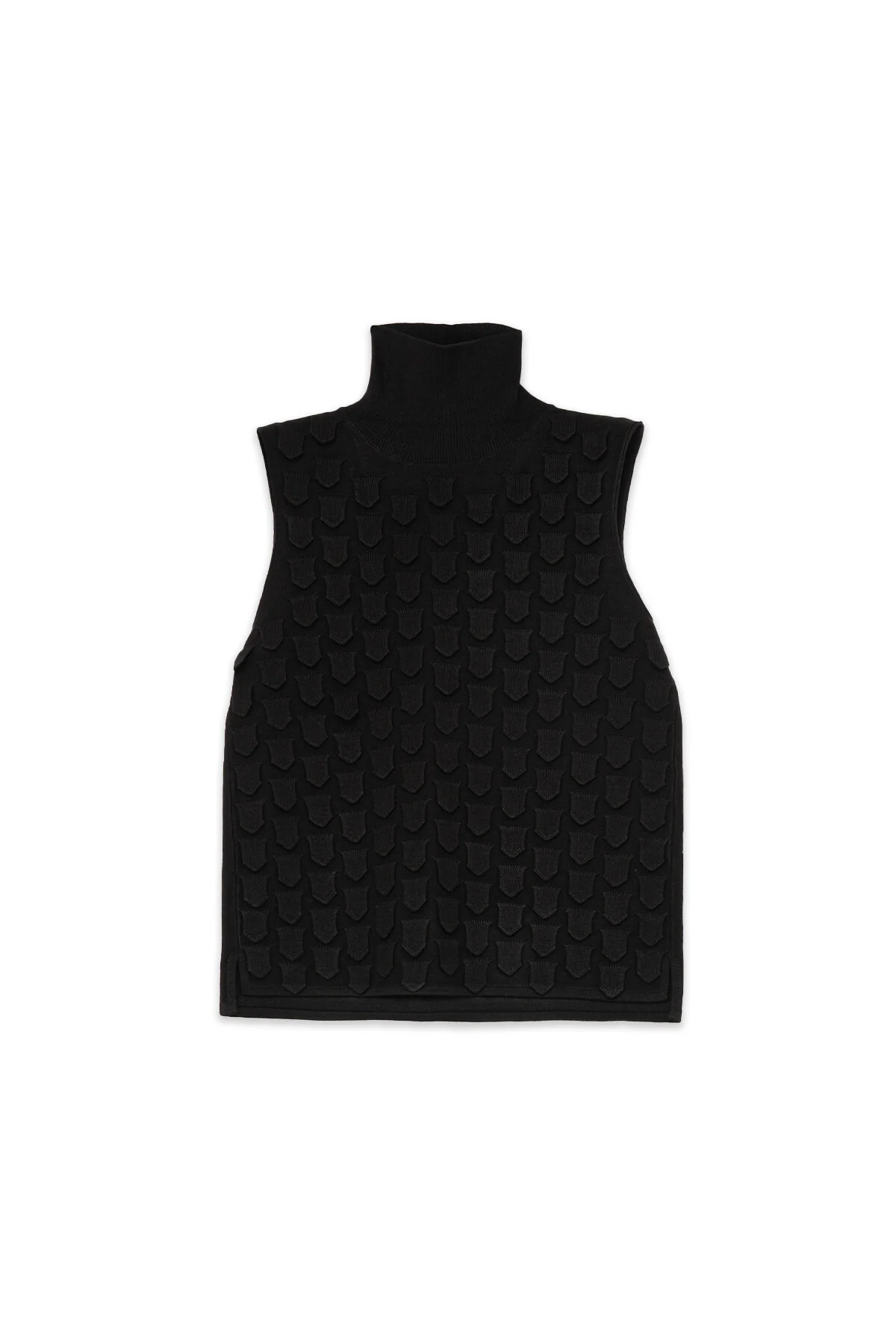 Maliparmi Chaleco Jersey Stitch nero