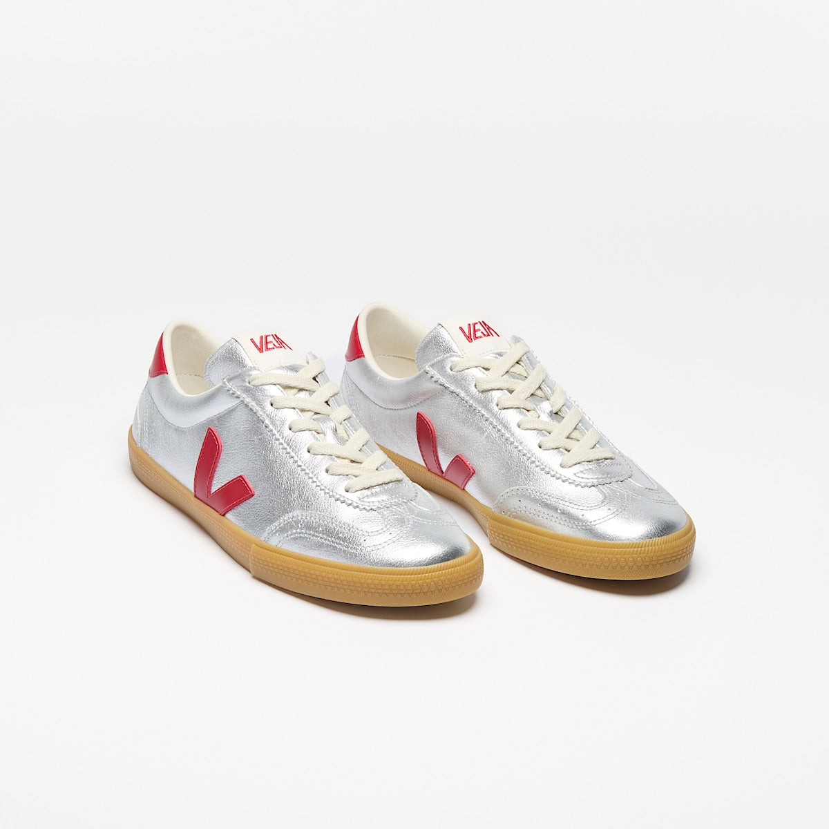 Veja Sneakers Volley leather silver