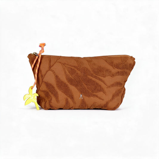 Craie Studio Pochette Sable II feuilles fauve - The Class Room
