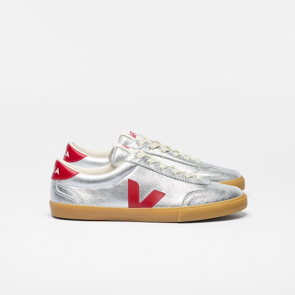 Veja Sneakers Volley leather silver