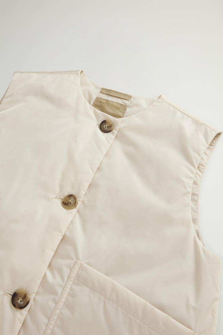 Woolrich Chaleco de nylon con cuello redondo