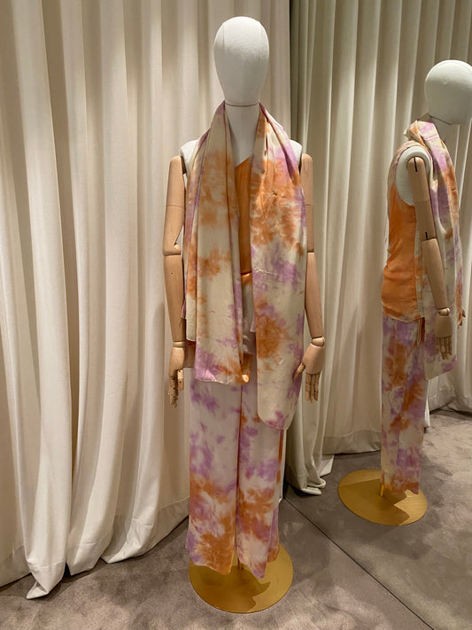 Rabens Saloner Foulard Merete naranja