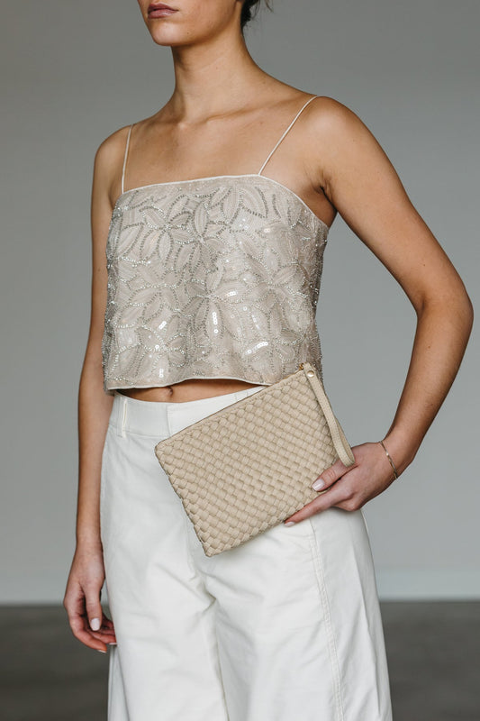 Marrea Clutch sin lĂneas bronceado