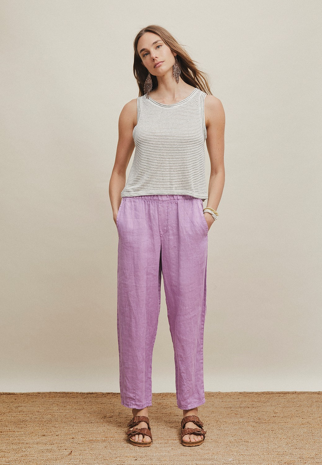 Mi&Co Top lino rayas Menorca