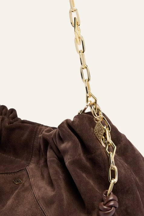 Ba&sh Bolso june tote choco