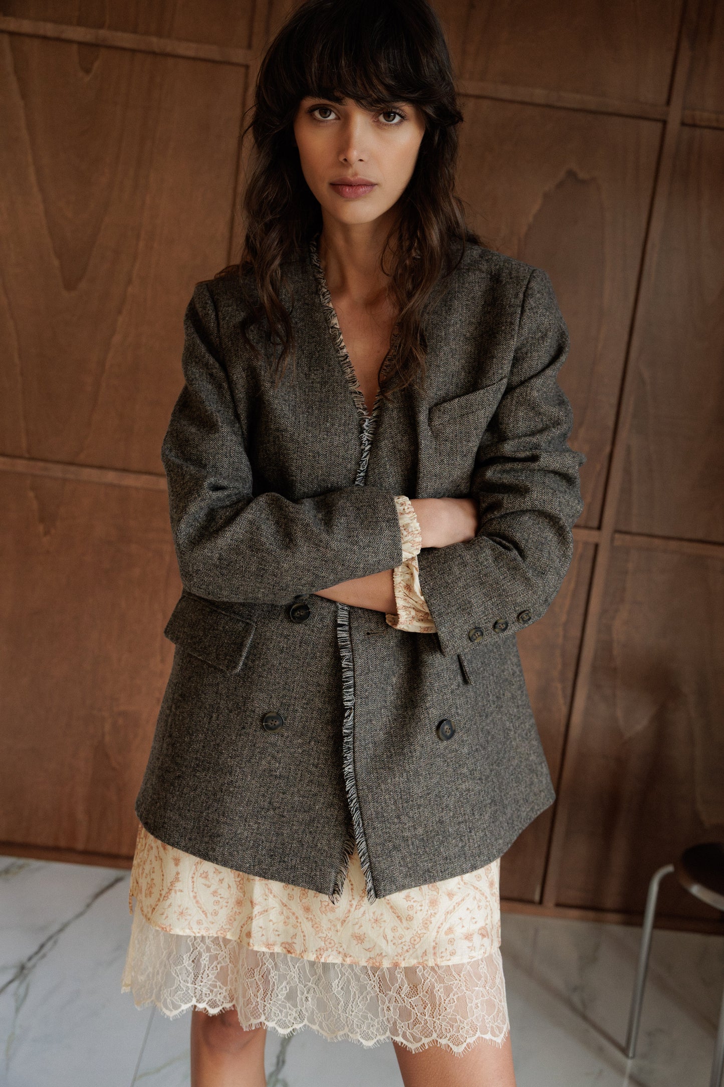 Indi&Cold Blazer Desflecado