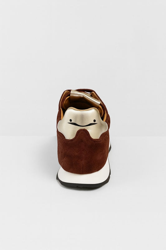 Voile Blanche Sneakers Julia Suede Timber brown