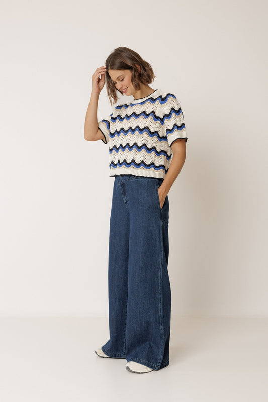 Indi&Cold Jersey crochet zig zag