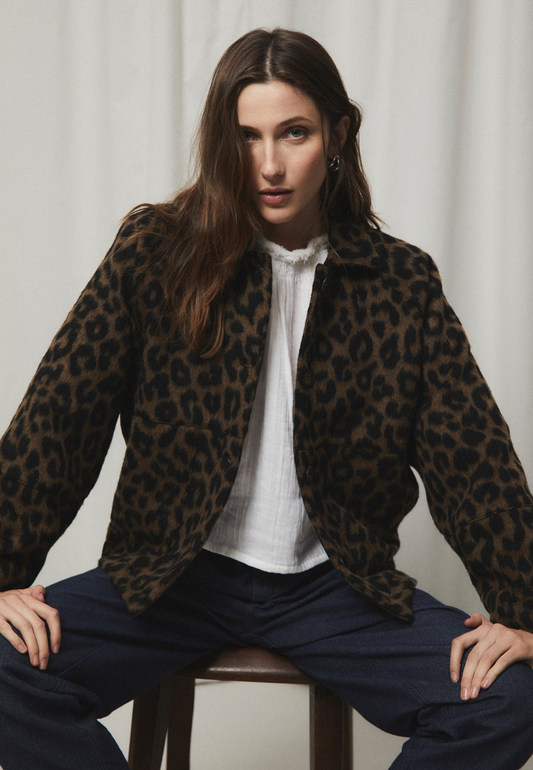 Mi&Co ChaquetĂłn leopardo