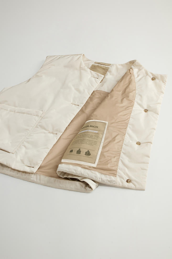 Woolrich Chaleco de nylon con cuello redondo