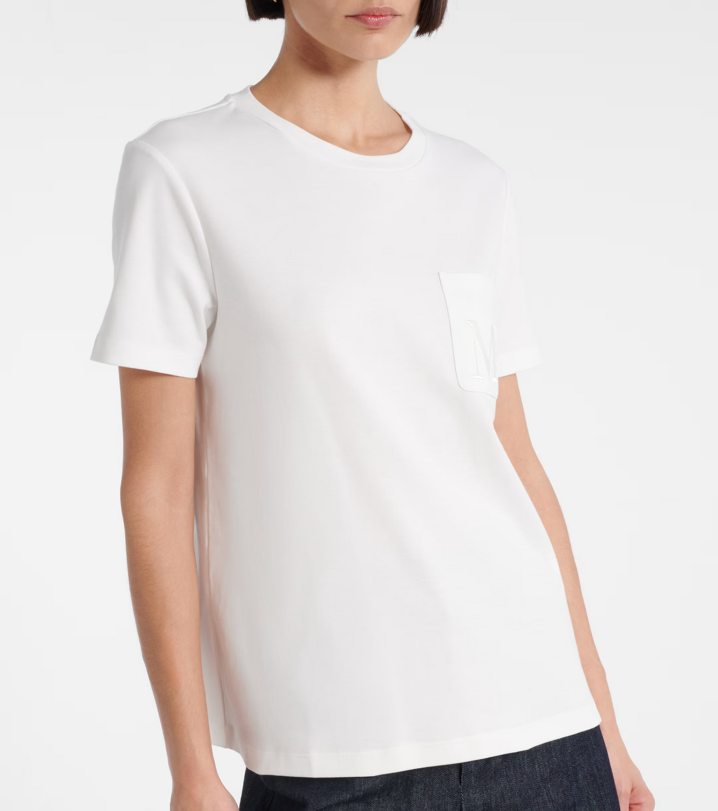 Max Mara Camiseta de punto algodón