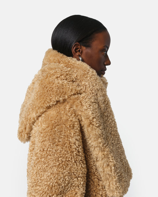 APPARIS Bufanda Kai bouclette camel