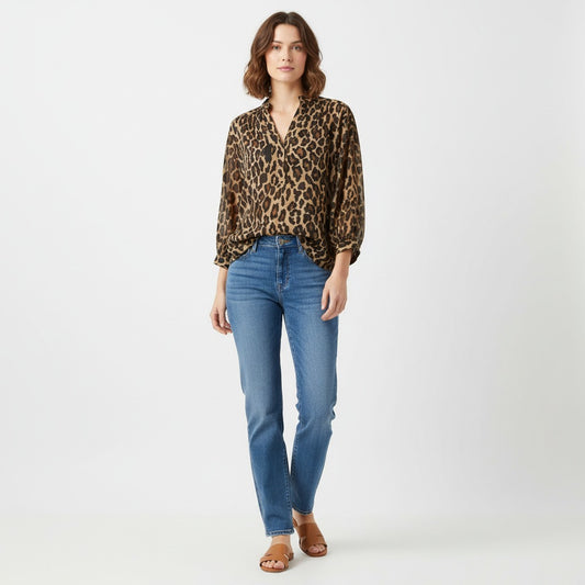 Bazar Deluxe Blusa animal print