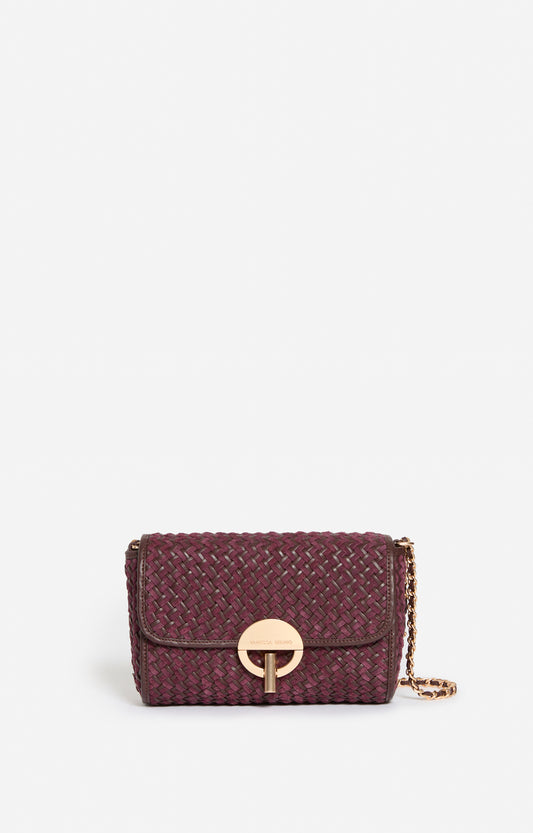 Vanessa Bruno Bolso Moon Moyen Bordeaux