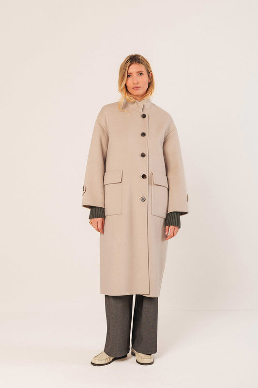 Indi&Cold Abrigo maxi lana