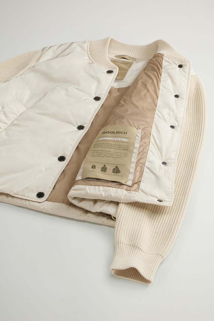 Woolrich Chaqueta Compact light Milky cream