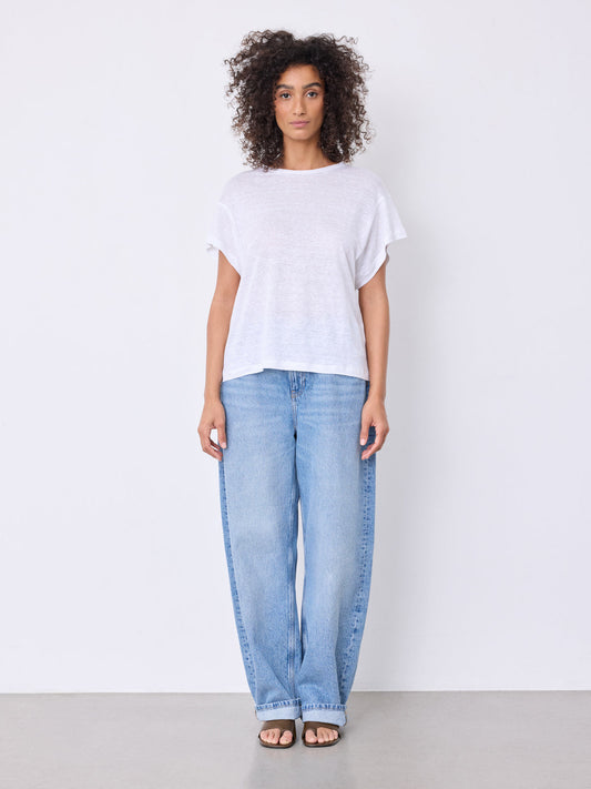 Not Shy Camiseta Teila blanc