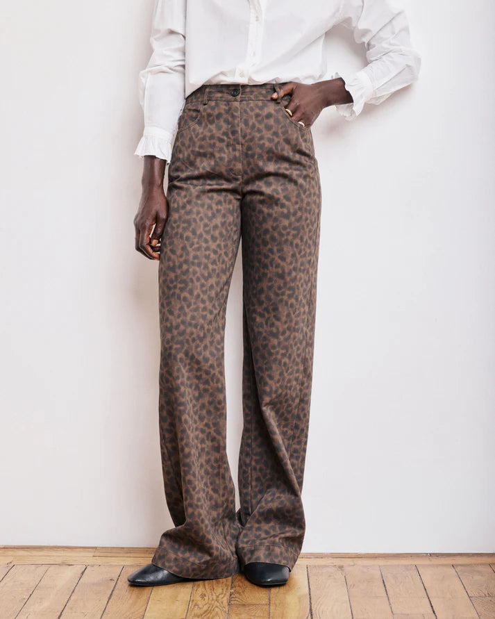 Hartford Pantalón Picador Leopardo