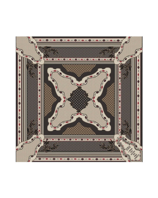 Diega Foulard Fareo ecru/choco