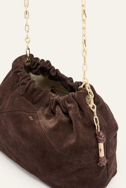 Ba&sh Bolso june tote choco