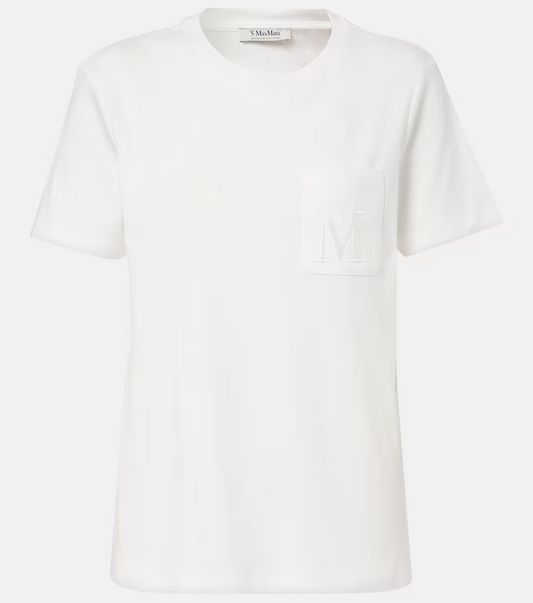 Max Mara Camiseta de punto algodĂłn