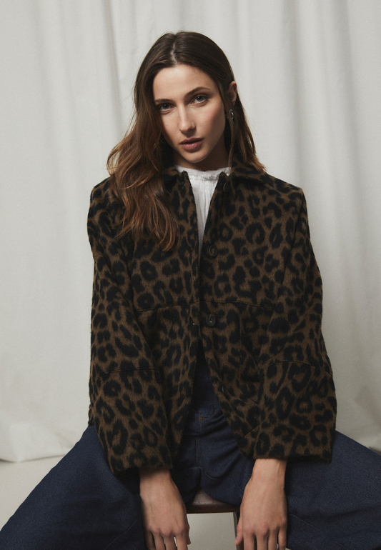 Mi&Co ChaquetĂłn leopardo