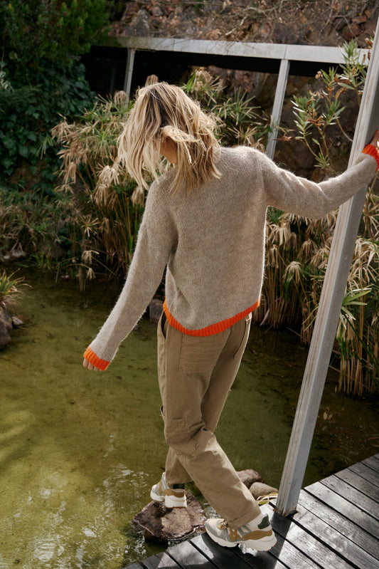 Indi&Cold Jersey punto bicolor