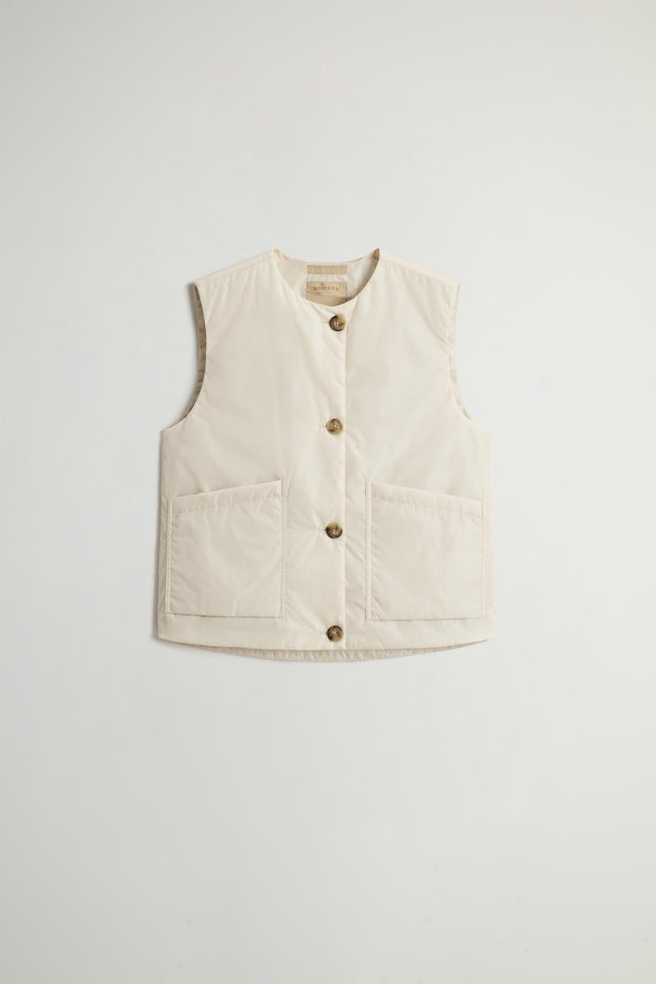 Woolrich Chaleco de nylon con cuello redondo