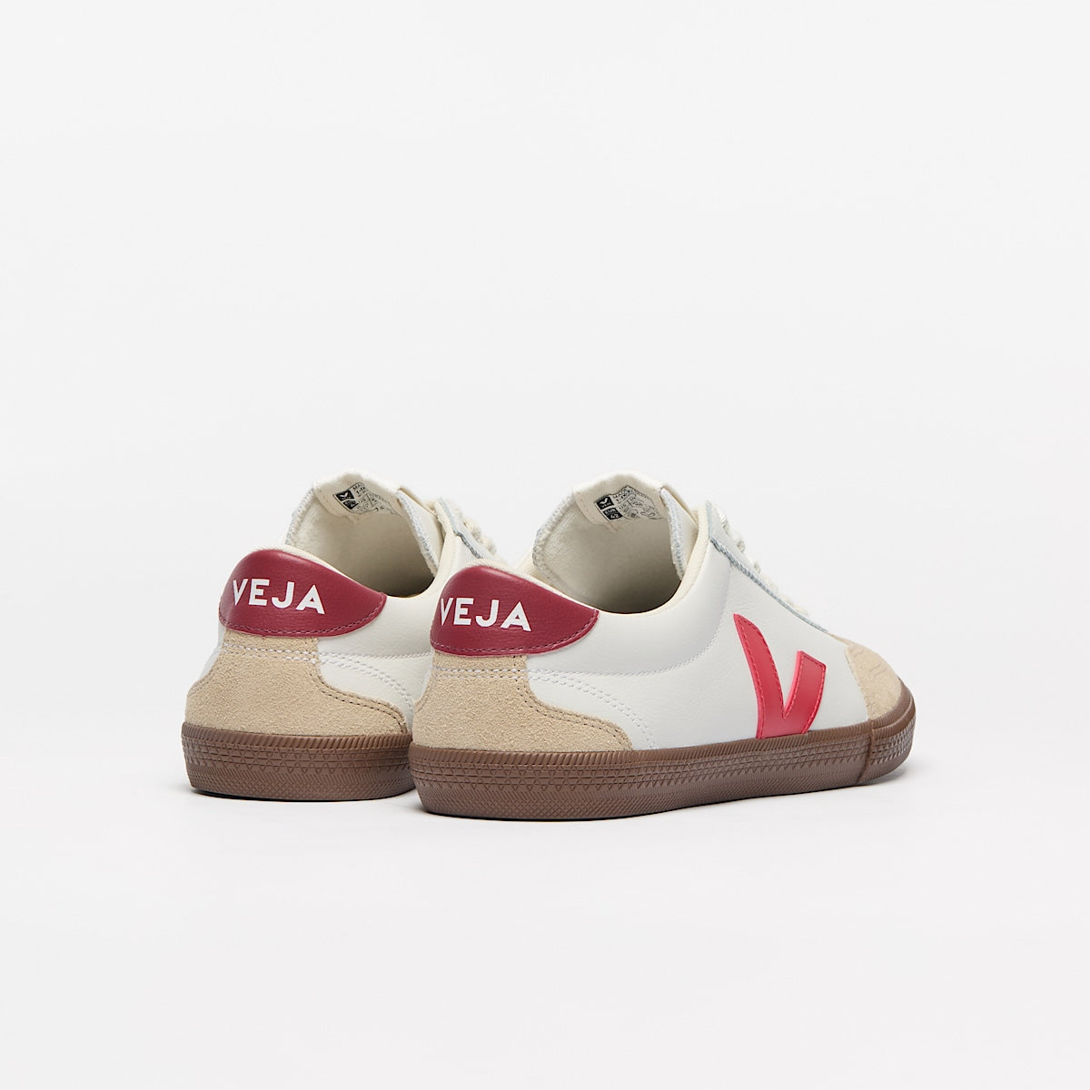 Veja Sneakers Volley leather white-Pekín-bark
