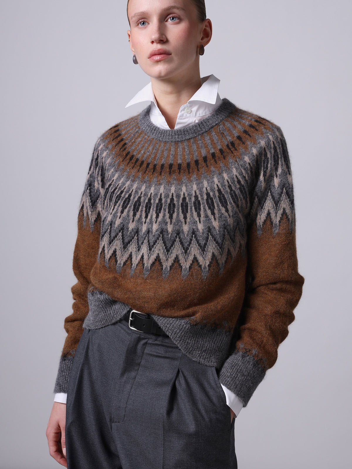 Roberto Collina Jersey Jacquard cropped