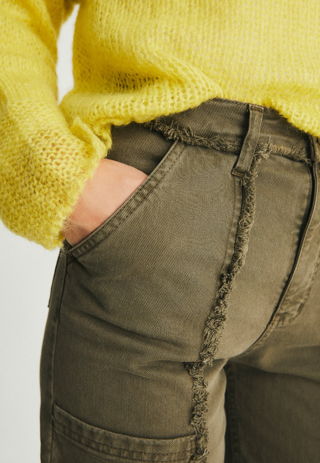 Mi&Co Pantalón Garza kaki