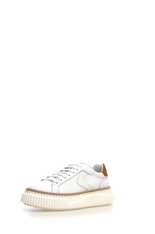 Voile Blanche Sneakers Lipari Calf white/brown