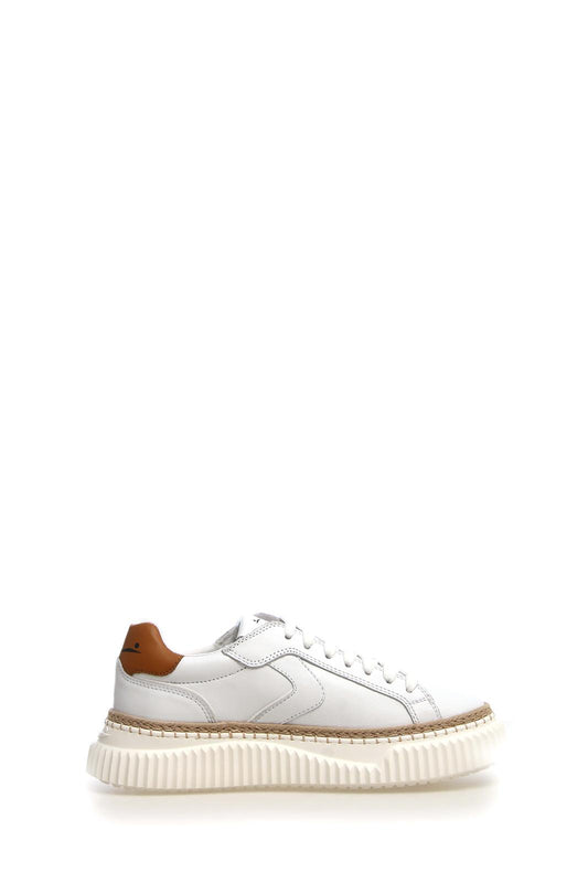 Voile Blanche Sneakers Lipari Calf white/brown