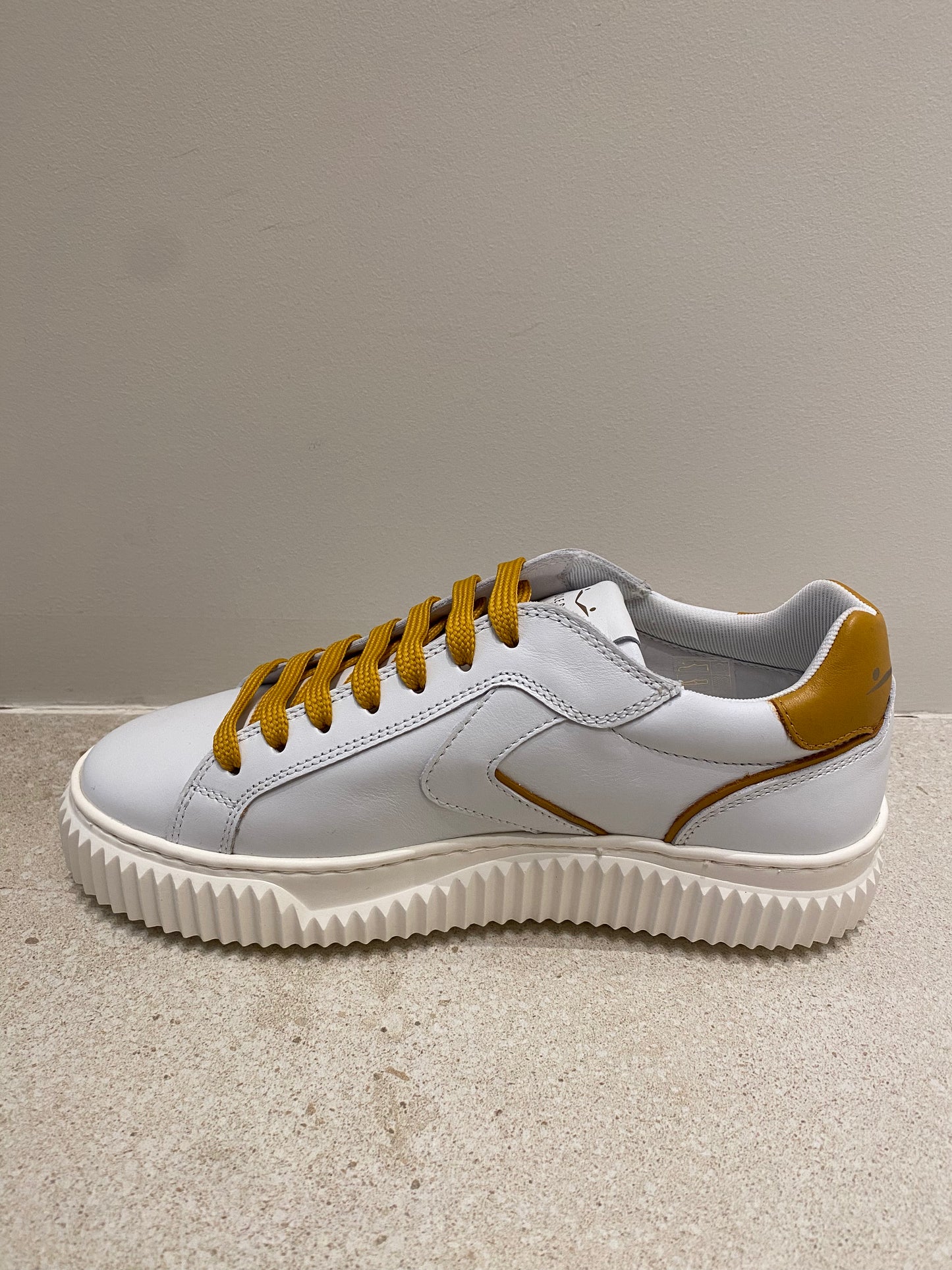 Voile Blanche Sneakers Lipari Calf white/mustard