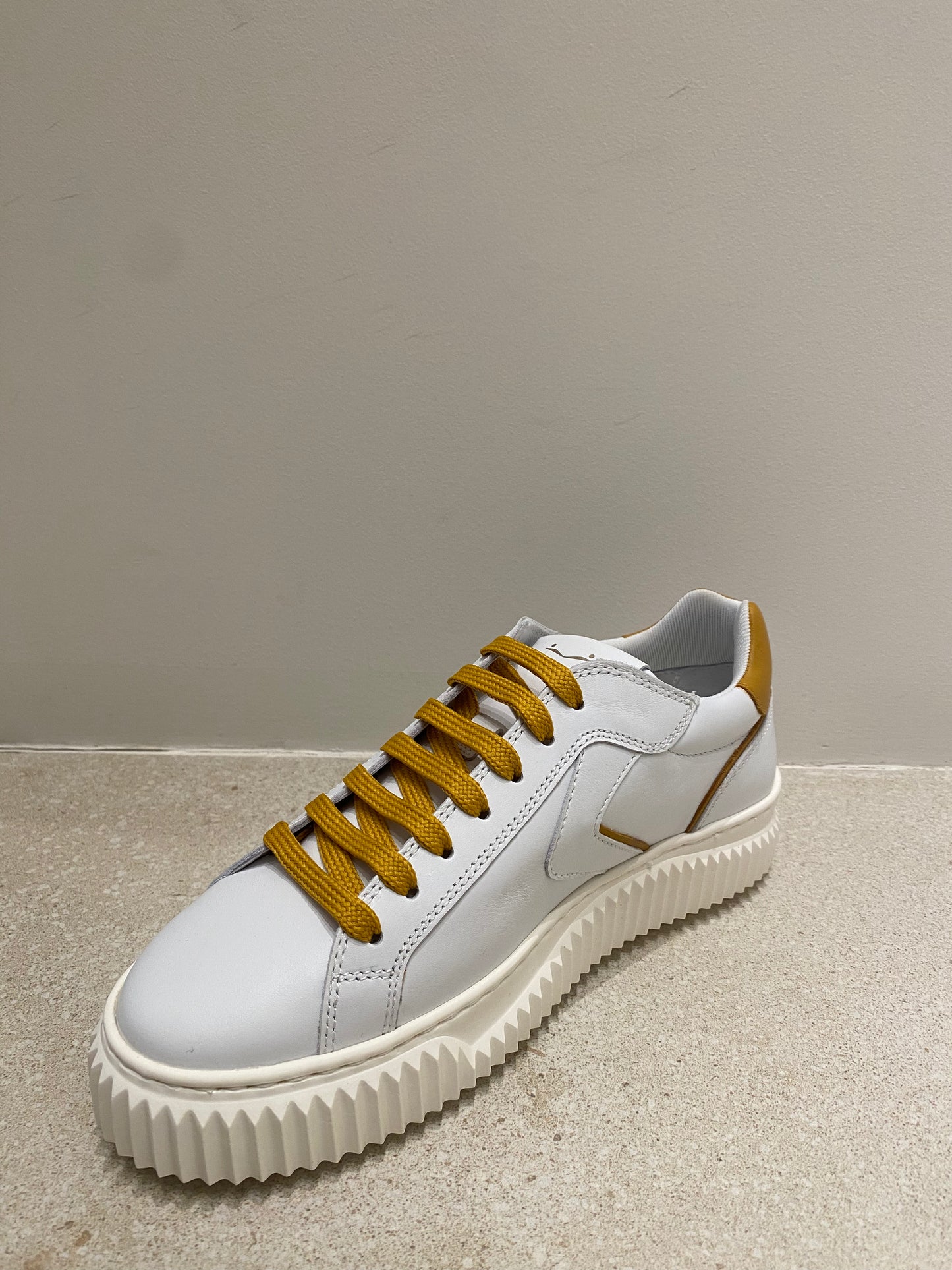 Voile Blanche Sneakers Lipari Calf white/mustard