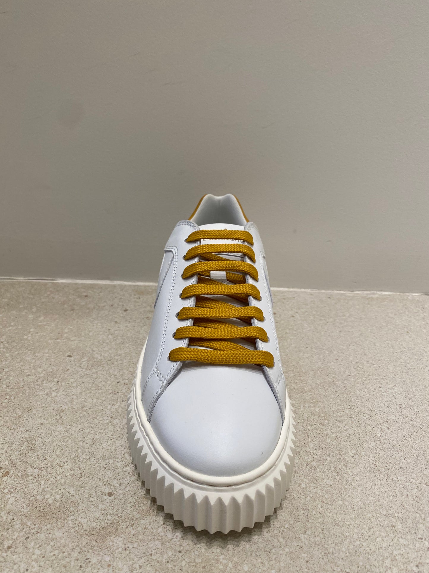 Voile Blanche Sneakers Lipari Calf white/mustard