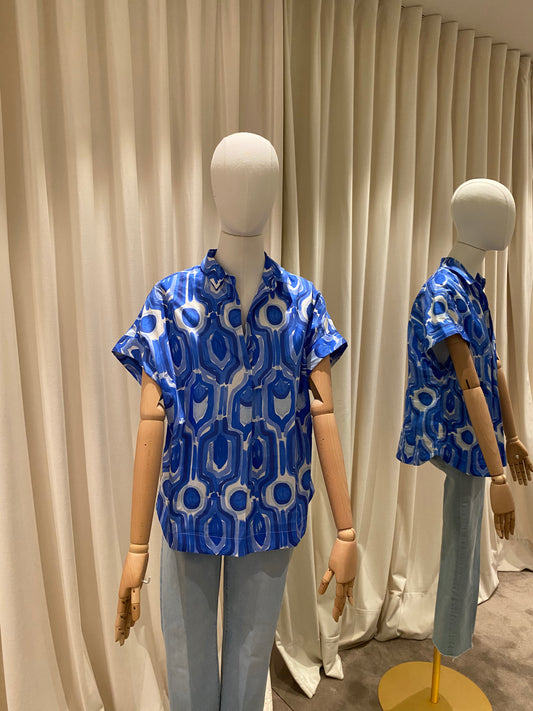 0039 Italy Camisa Derry Ka azules