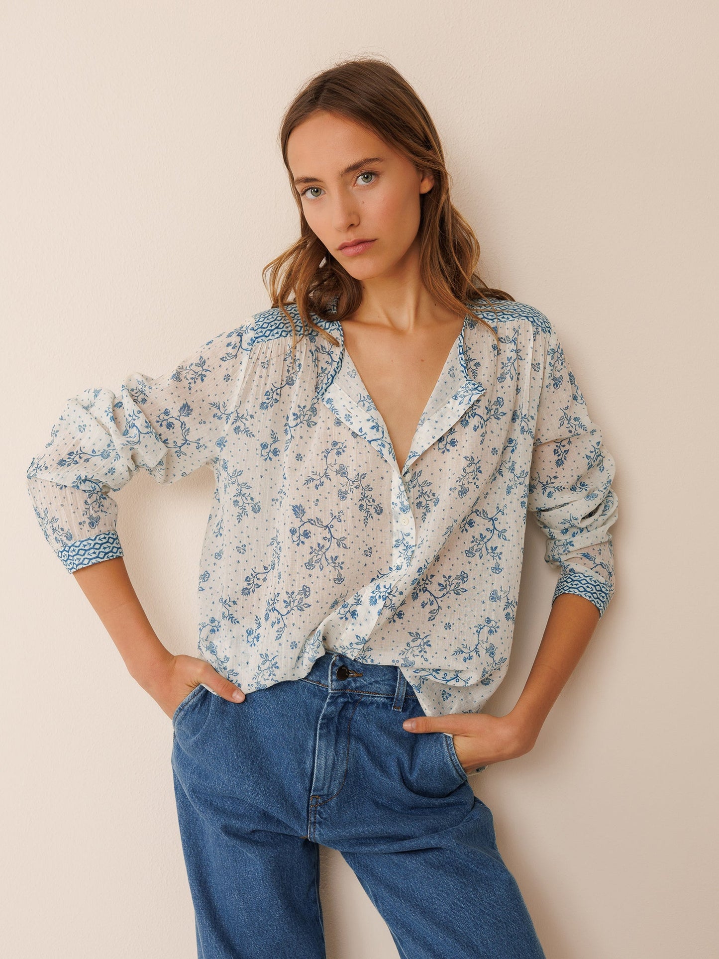 Indi&Cold Camisa patch vera