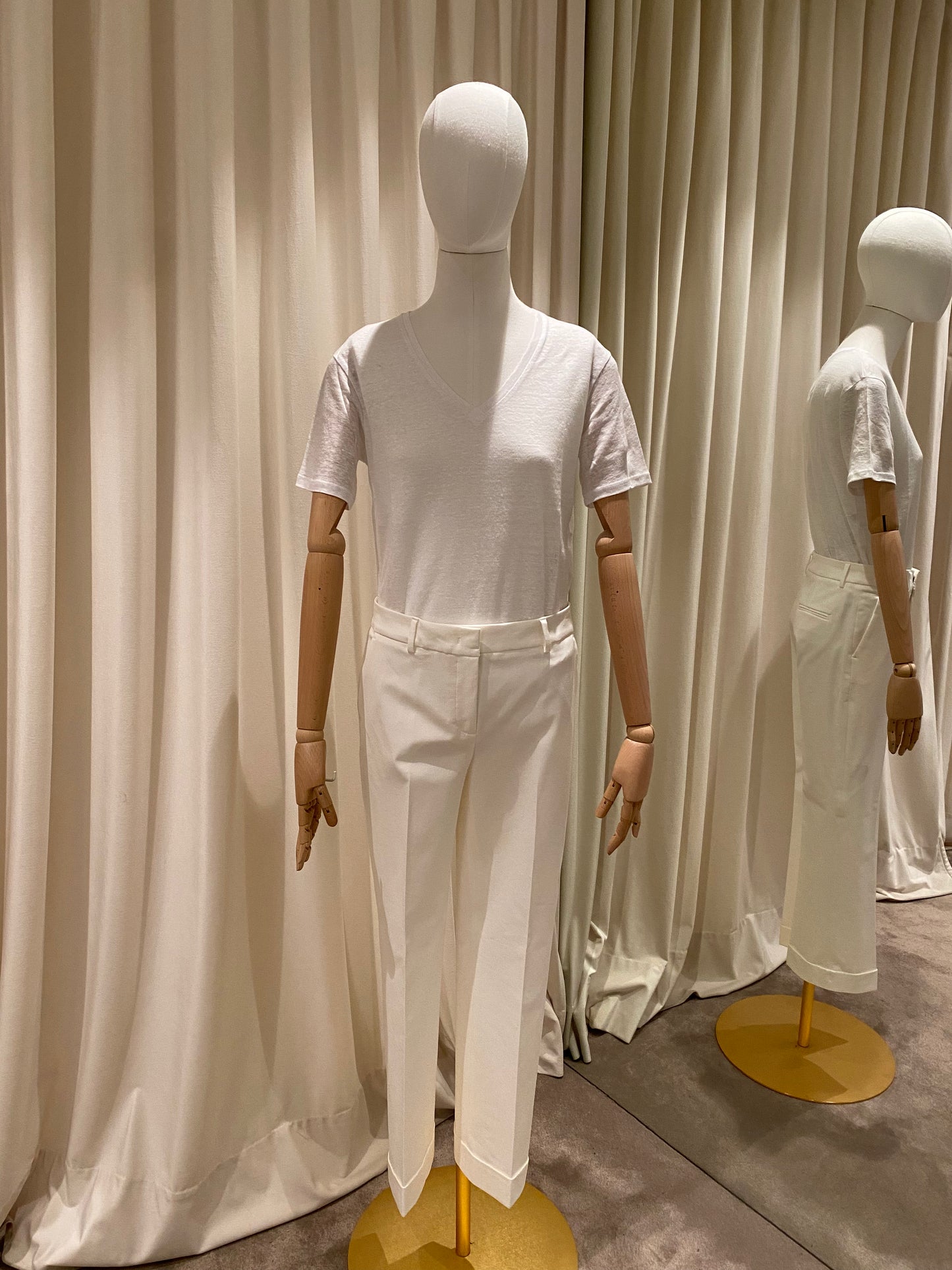 Via Masini Pantalón giro bianco