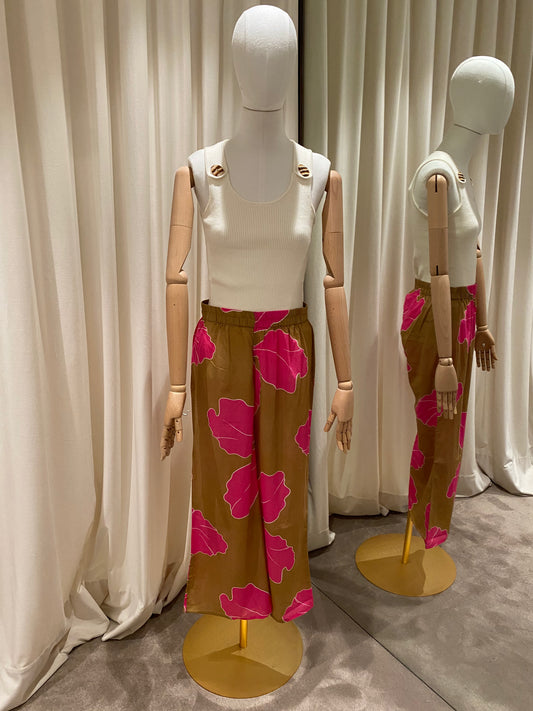 One Season PantalĂłn Palazzo Cadaques pink