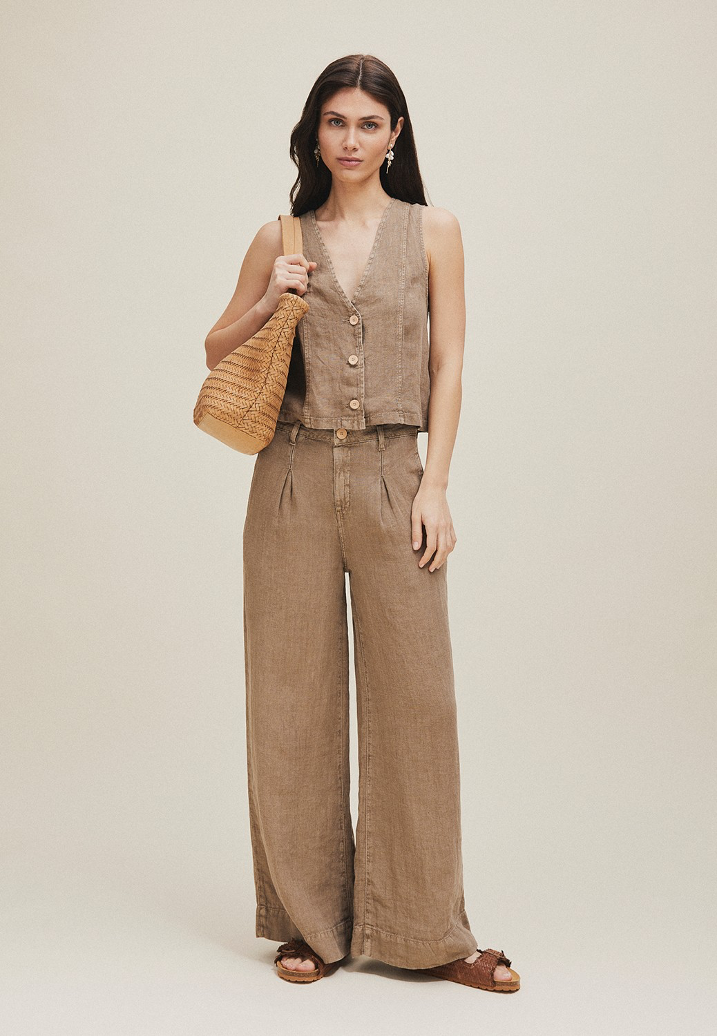 Mi&Co Pantalón lino Mahon