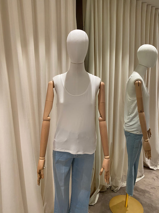 Majestic Camiseta tirantes blanca