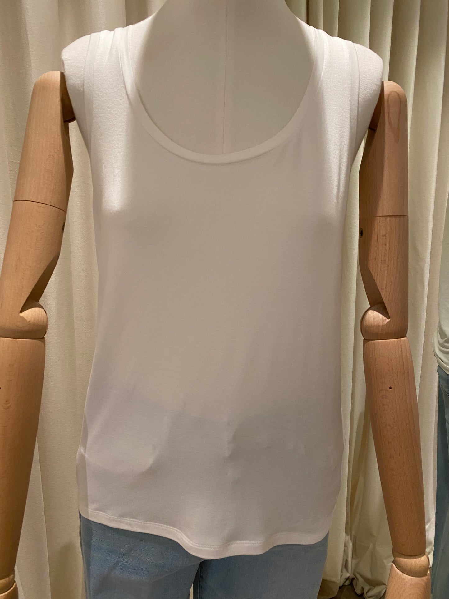 Majestic Camiseta tirantes blanca