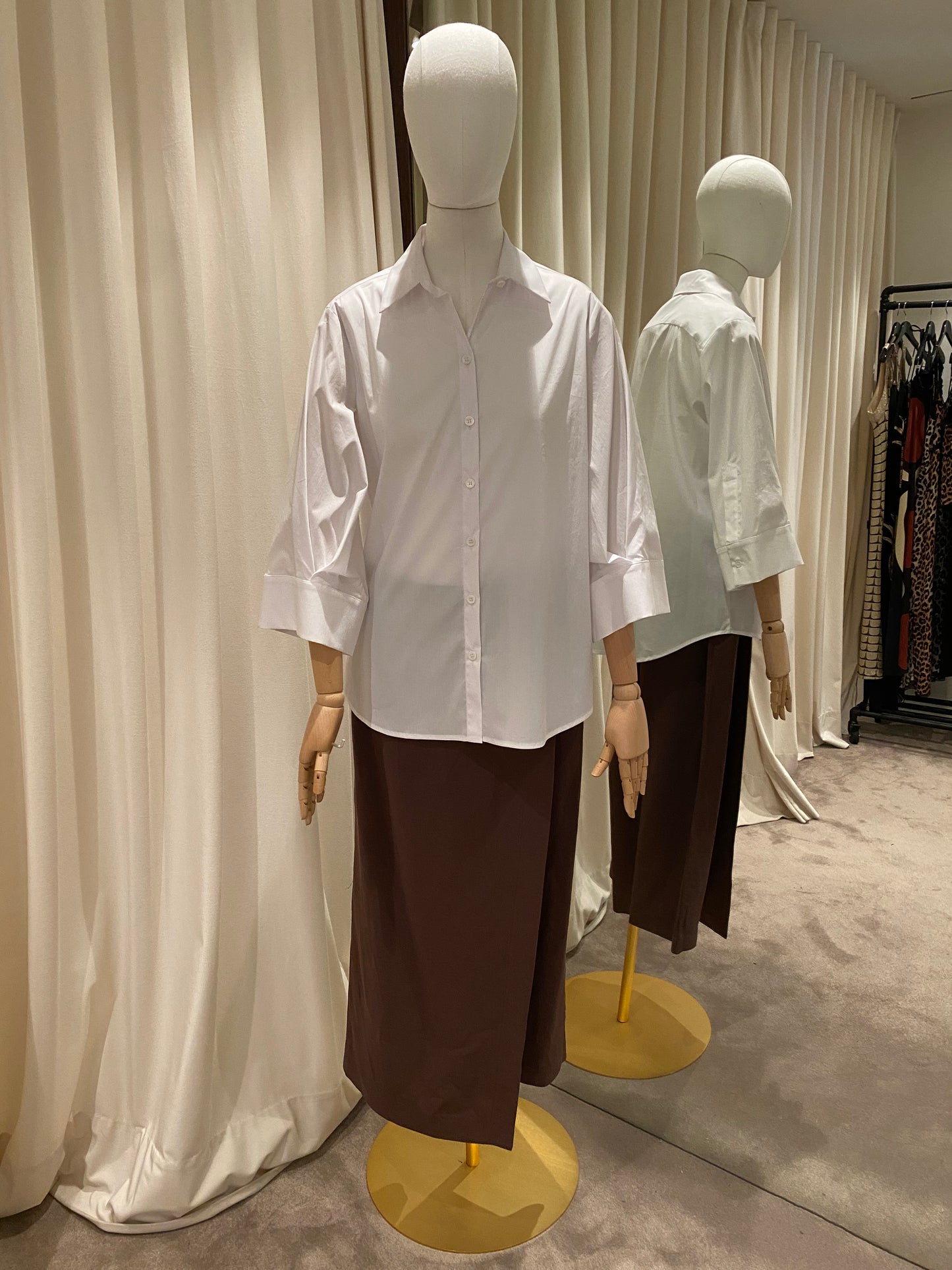 J’M Design Camisa Polso alto bianca