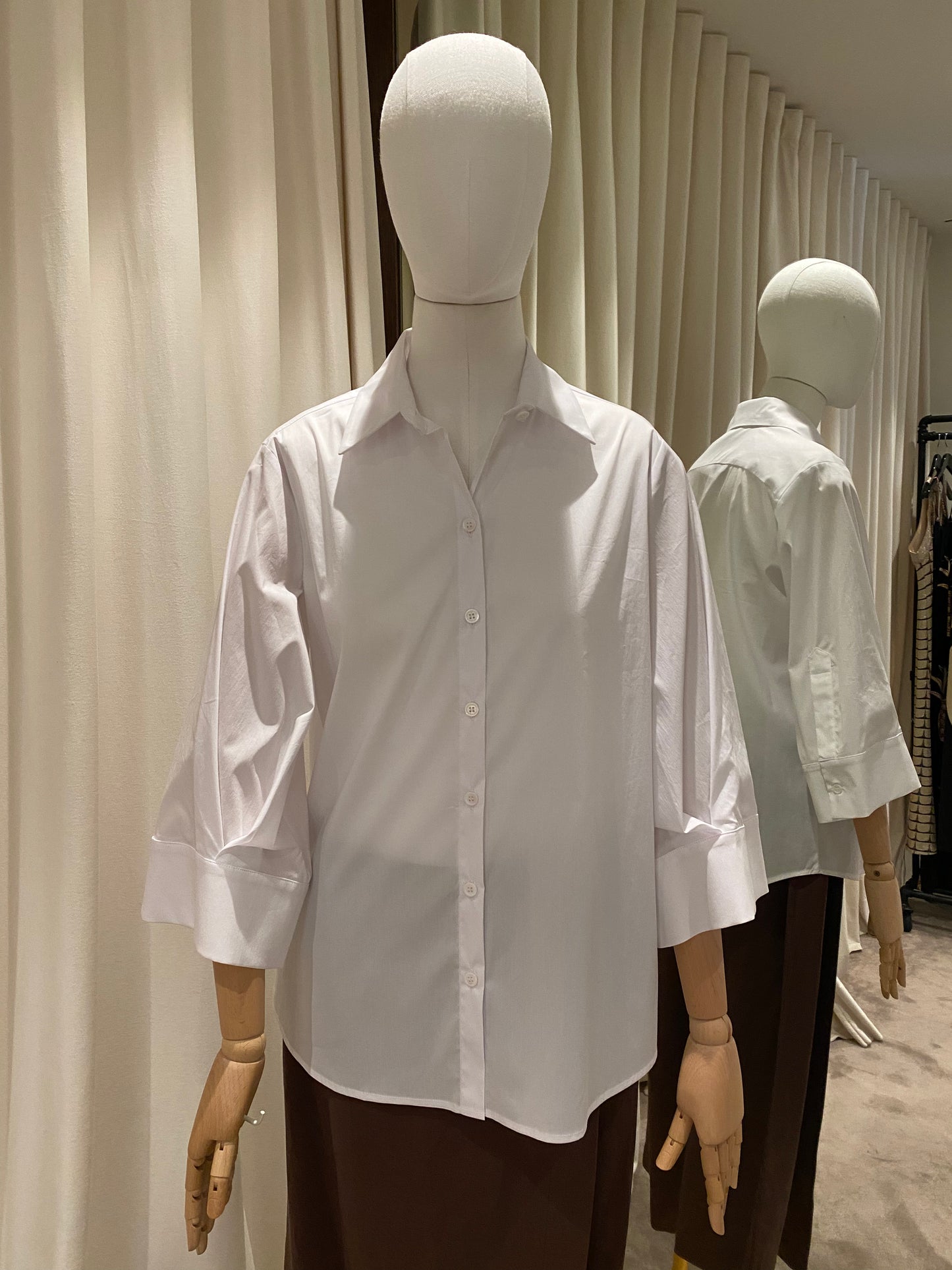 J’M Design Camisa Polso alto bianca