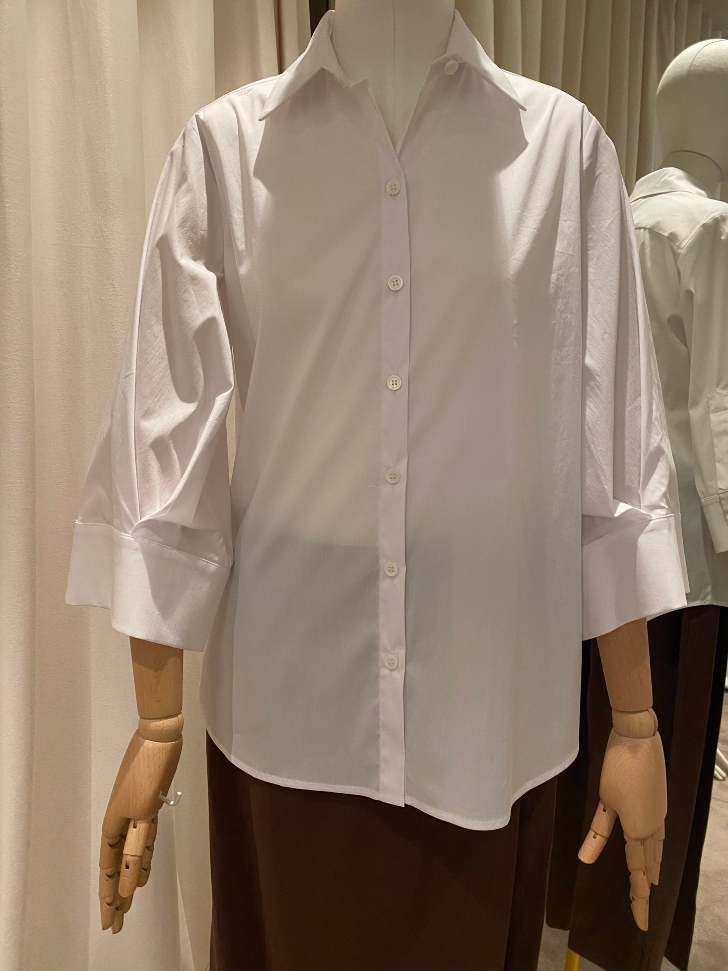 J’M Design Camisa Polso alto bianca
